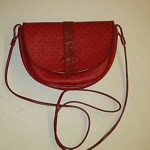 Vintage 80s Liz Claiborne Pyramid Crossbody Bag